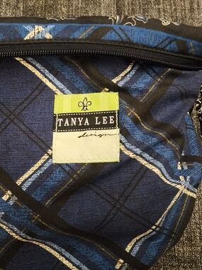 Tanya Lee Navy Plaid Mini Tote or Bag